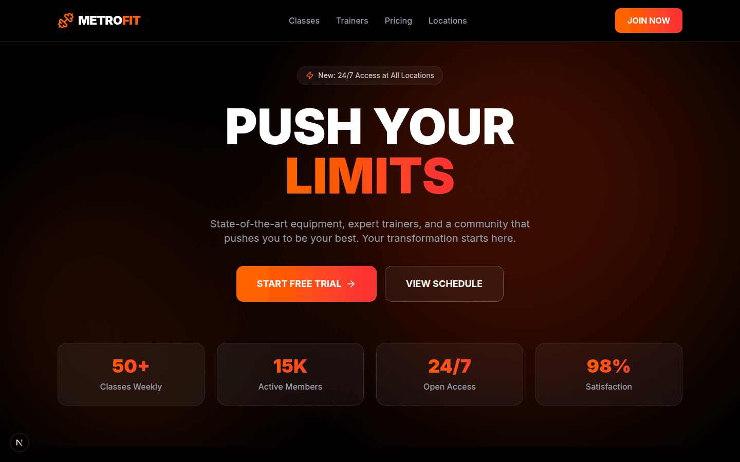 Metro Fitness preview